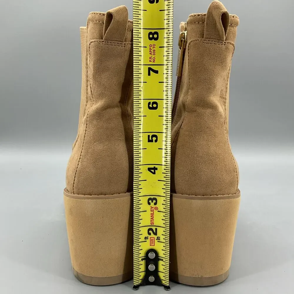Anne Klein Women’s Portia Wedge Booties Brown Size 11M